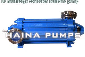 DF stainless steel multistage corrosion resistant centrifugal pump